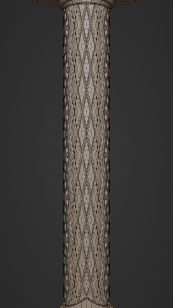 Greatsword Hilt Wireframe
