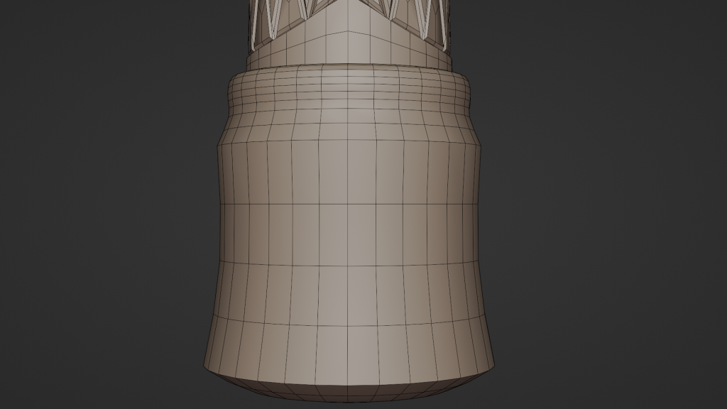 Greatsword Pommel Wireframe