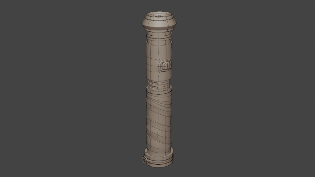 Lightsaber wireframe