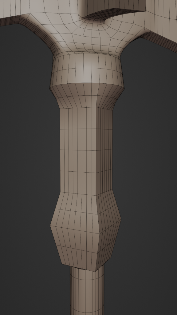 Spear Handle Wireframe