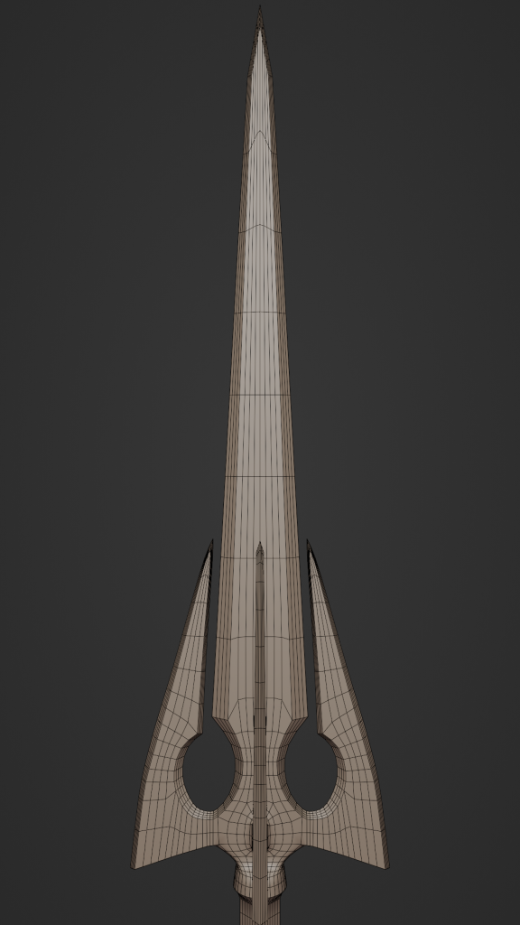 Spear Blade Wireframe